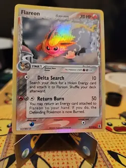 Flareon Pokemon Card Holo Delta Species 5/113 EX Delta Species - Image 1