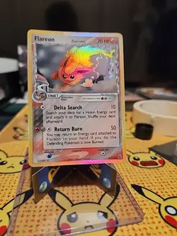 Flareon Pokemon Card Holo Delta Species 5/113 EX Delta Species - Image 2