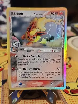 Flareon Pokemon Card Holo Delta Species 5/113 EX Delta Species - Image 4
