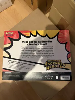 Pokemon TCG : MEGA EMBOAR ex BOX - NEW & SEALED | 24 HR DISPATCH 🚚✅ - Image 2