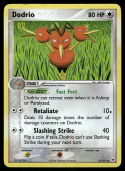 Pokemon TCG - Hidden Legends - Dodrio 33/101 Reverse Holo - P - Image 1
