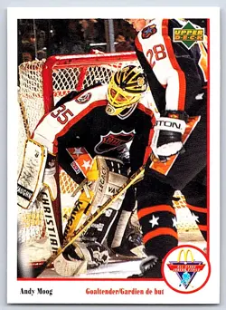 1991-92 Upper Deck McDonald's All-Stars Andy Moog Boston Bruins #MC-9 - Image 1