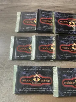 (10) Sealed Middle Earth The Wizards CCG limited Edition Booster Packs LOTR ICE - Image 2