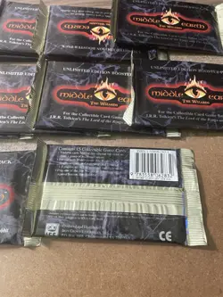 (10) Sealed Middle Earth The Wizards CCG limited Edition Booster Packs LOTR ICE - Image 4