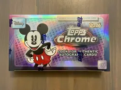 Topps Chrome Disney 2026 Hobby Box Brand New And Sealed - Image 1