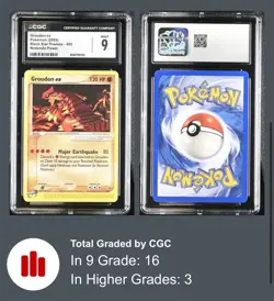 Groudon ex 002 Nintendo Power Magazine Regular Black Star Promo 2003 CGC 9 MINT - Image 1
