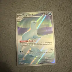 Pokemon Card Dewgong 097/094 Phantasmal Flames Illustration Rare NM - SEE PICS - Image 1