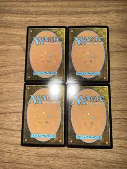 Magic: The Gathering Marvel Super Heroes Foil Full Art 4-Card Lot Fantastic Four - Image 3