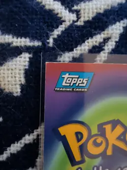 Charizard #06 BLUE LABEL E6 OF 12 - Pokemon Topps TV Animation Trading Card - MP - Image 3