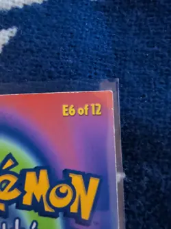 Charizard #06 BLUE LABEL E6 OF 12 - Pokemon Topps TV Animation Trading Card - MP - Image 4