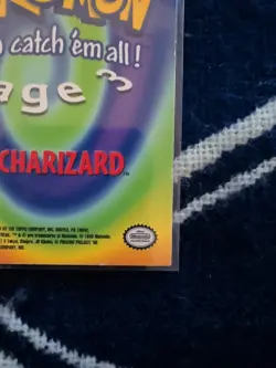 Charizard #06 BLUE LABEL E6 OF 12 - Pokemon Topps TV Animation Trading Card - MP - Image 5