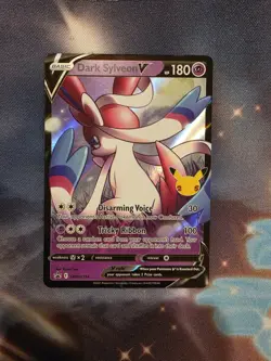 Dark Sylveon V SWSH134 SWSH: Sword & Shield Promo Cards Holo - Image 1