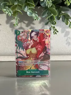 Bandai One Piece Card Game Boa Hancock OP16-032 Alt Art Special Foil 9000 - Image 1