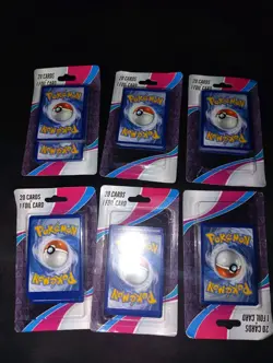 Pokemon TCG Card. 20 Cards + 1 Foil Card. SET of 6 Packs! - Image 1