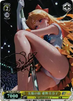 SAILOR VENUS SAILOR MOON Holographic Custom Art Goddess Story Collectible Card - Image 1