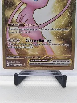 Pokemon Mew EX Gold TCG 205/165 SV 151 Scarlet & Violet Hyper Rare Holo Card - Image 3