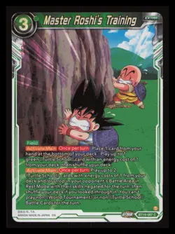 Dragon Ball Super Card Game #BT18-087 Master Roshi's Training Foil NM - Image 1