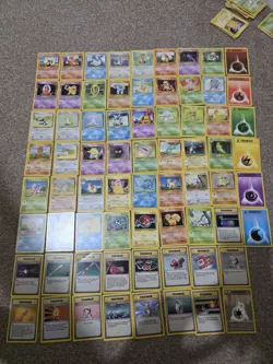 Complete Non Holo Uncommon And Common Base Set Pokemon Cards - Image 1