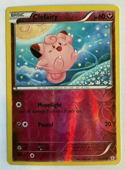 Clefairy 50/83 Generations 2016 Reverse Holo Common Pokemon Card Crease - Image 1