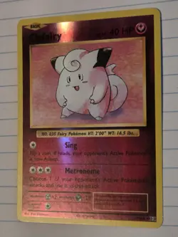 Clefairy - 63/108 - Pokemon Evolutions XY Reverse Holo Rare Card - MINT - Image 2