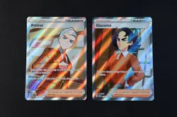 Giacomo 138/131 & Atticus 134/131 Pokemon Cards Prismatic Evolutions NEAR MINT - Image 1