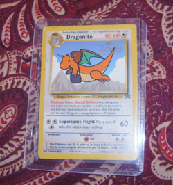 Dragonite 5 WOTC Movie WB Presents Stamped Black Star Promo Pokemon Card - Image 4