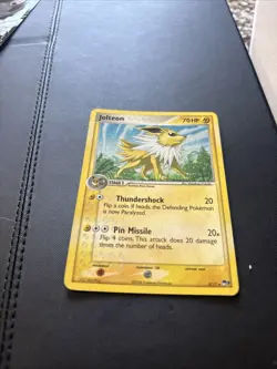 Jolteon 3/17 Pop Series 3 LP+ Holo Rare English Pokemon Holofoil TCG Card - Image 1