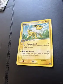 Jolteon 3/17 Pop Series 3 LP+ Holo Rare English Pokemon Holofoil TCG Card - Image 2