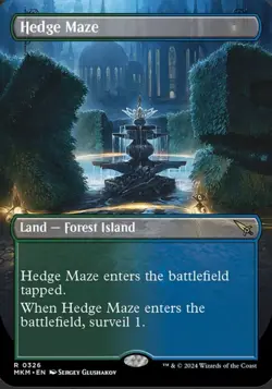 Hedge Maze Magic the Gathering Card Murders at Karlov Manor Borderless - Image 2