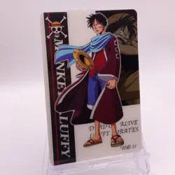 Monkey D. Luffy One Piece Trading Card Gummy Anime Japan 2002 Bandai No. 31 K234 - Image 1