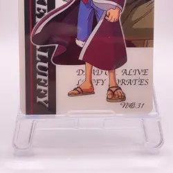 Monkey D. Luffy One Piece Trading Card Gummy Anime Japan 2002 Bandai No. 31 K234 - Image 5