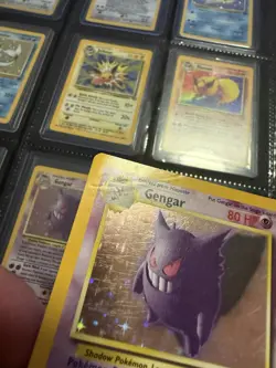 Pokemon TCG Fossil Gengar 5/62 Holo Rare Unlimited 1999 English 80 HP - Image 2