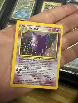Pokemon TCG Fossil Gengar 5/62 Holo Rare Unlimited 1999 English 80 HP - Image 4