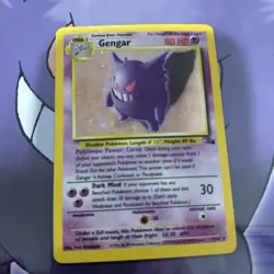 Gengar - Fossil Set - #5/62 - Holo Rare 1999 - Pokemon TCG Amazing - Image 1