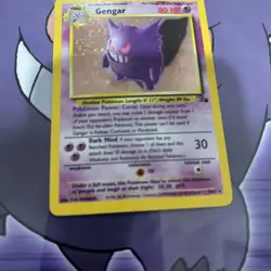 Gengar - Fossil Set - #5/62 - Holo Rare 1999 - Pokemon TCG Amazing - Image 2