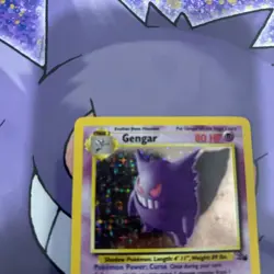 Gengar - Fossil Set - #5/62 - Holo Rare 1999 - Pokemon TCG Amazing - Image 3