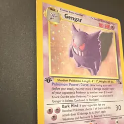 Pokemon TCG Gengar Fossil 5/62 Holo Rare 1st Edition 80 HP English - Image 5