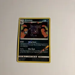 Greninja 117/214 NM Rare Reverse Holo Unbroken Bonds 2019 Pokemon TCG - Image 1