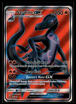 Salazzle GX 132/147 Burning Shadows Rare Ultra Pokemon - Image 1