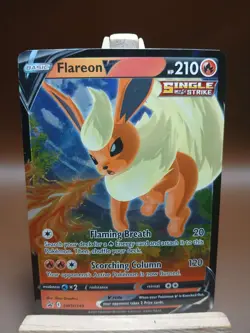 LP Flareon V SWSH149 Black Star Promo Pokemon TCG Sword & Shield Promo - Image 1