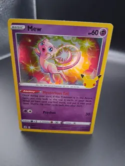Mew 011/025 Celebrations Holo Rare Pokemon TCG NM - Image 2