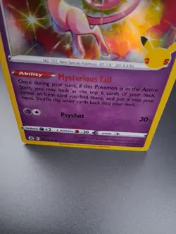 Mew 011/025 Celebrations Holo Rare Pokemon TCG NM - Image 3