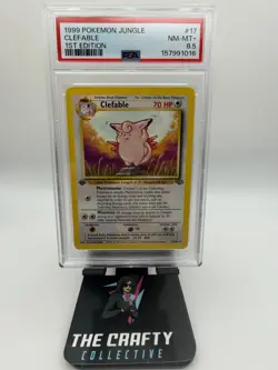 1999 Pokemon Jungle Set - #17 Clefable [1st Edition] - PSA 8.5 - Image 1