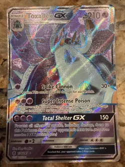 Toxapex GX 136/145 Guardians Rising Full Art Ultra Rare Pokemon Card - Image 1