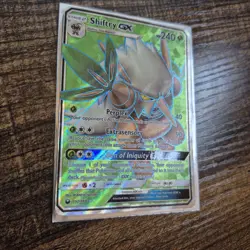 Shiftry GX 152/168 SM Celestial Storm Full Art Ultra Rare Pokemon Card Unplayed - Image 2