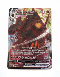 Coalossal VMAX 099/185 Holo Rare Vivid Voltage Pokemon Cards NM - Image 1
