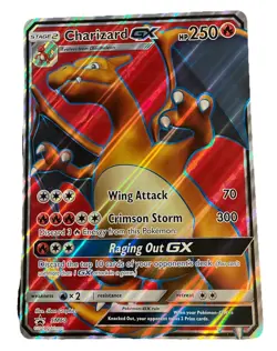 Pokemon Charizard-GX SM60 Full Art Promo Holographic card (2017) Excellent Shape - Image 1