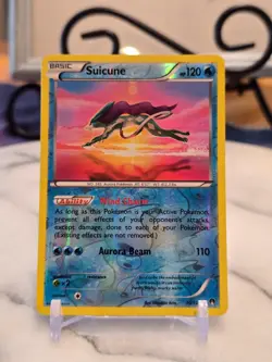 Pokemon TCG Suicune 30/122 Breakpoint Reverse Holo LP - Image 1