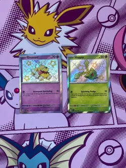 Pokemon - Paldean Fates BUNDLE (x2) - Hoppip 096/091 & Greavard SVP070 - NM/M - Image 1