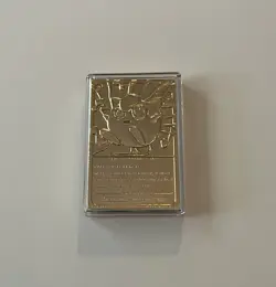 VTG Pokemon 23k Gold Plated Jigglypuff Trading Card Burger King Sealed 1999 - Image 5